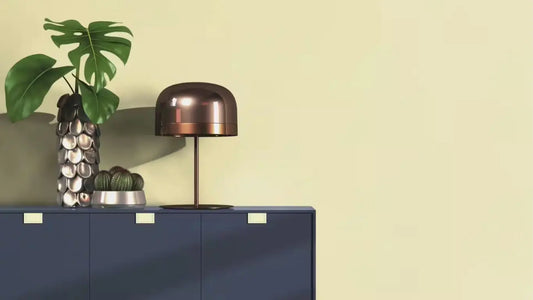 Rasch Vliestapete 447521 Country Charme - Uni Gelb Textilstruktur