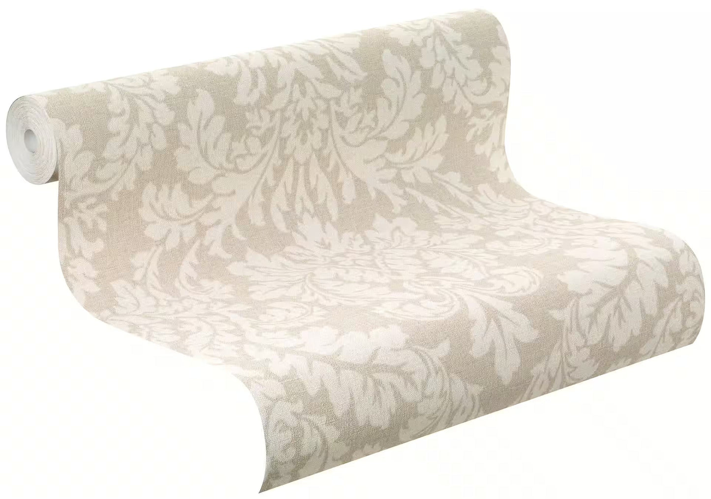 Rasch Vliestapete 449020 Florentine II - Barock Ornament Beige Creme