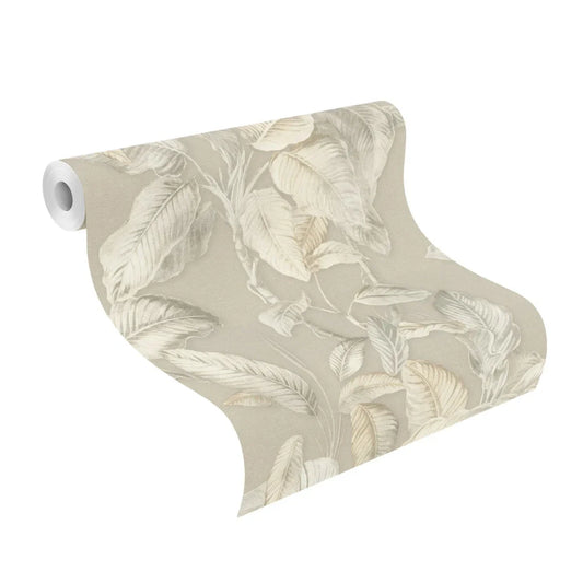 571455 Vliestapete Back To Nature Rasch Botanik Grün Blattmoti