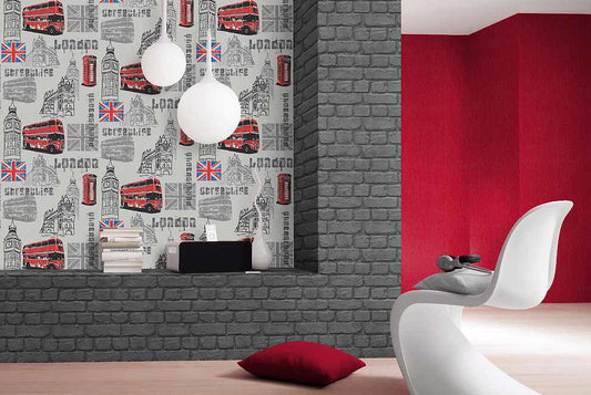 Rasch 781908 London, Vliestapete, Kids Club, Kinderzimmer