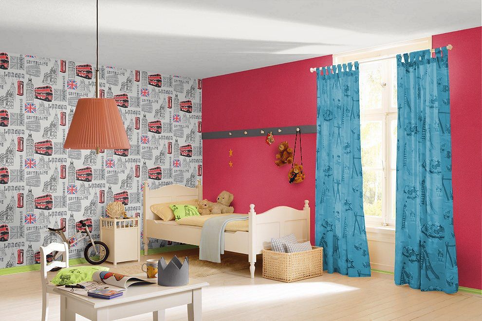 Rasch 781908 London, Vliestapete, Kids Club, Kinderzimmer