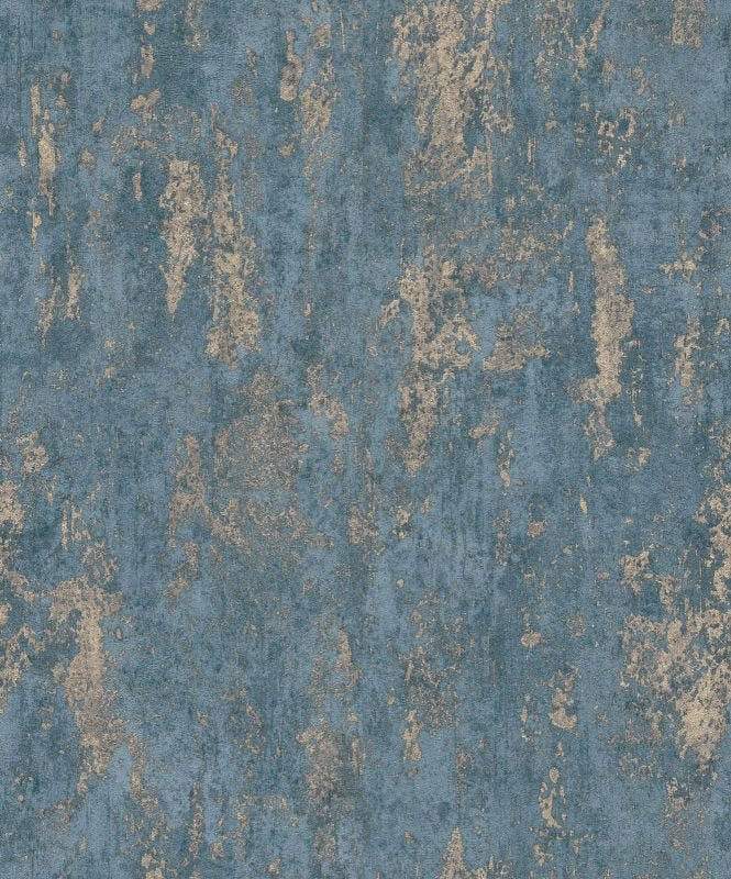 Vliestapete Blau Metallic Putz Optik 10273-08 Erismann