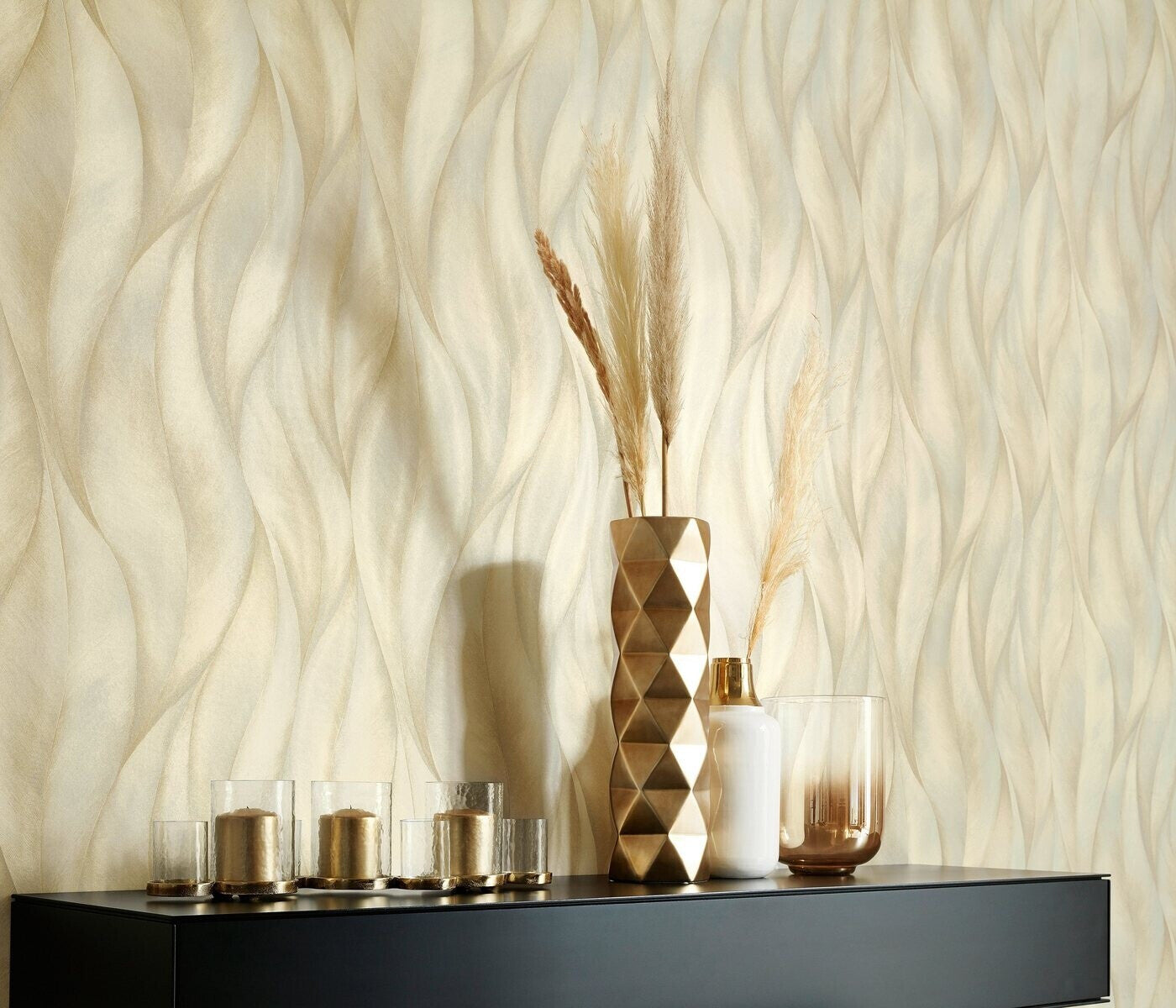 Erismann GMK Welle 10148-14 Vliestapete beige Blätter Fashion for Wall