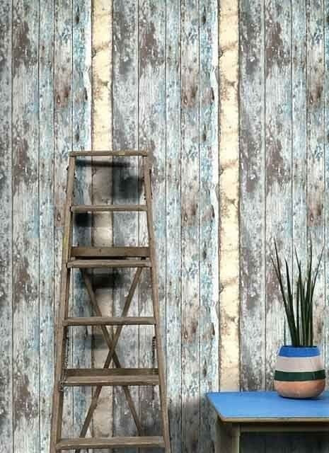 PE-10-01-2 Exposed Deco Walls Vliestapete mit Holzmuster von Grandeco