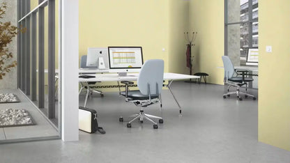 Rasch Vliestapete 447521 Country Charme - Uni Gelb Textilstruktur