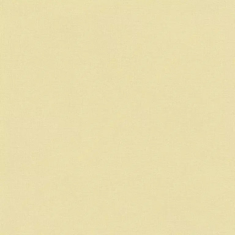 Rasch Vliestapete 447521 Country Charme - Uni Gelb Textilstruktur