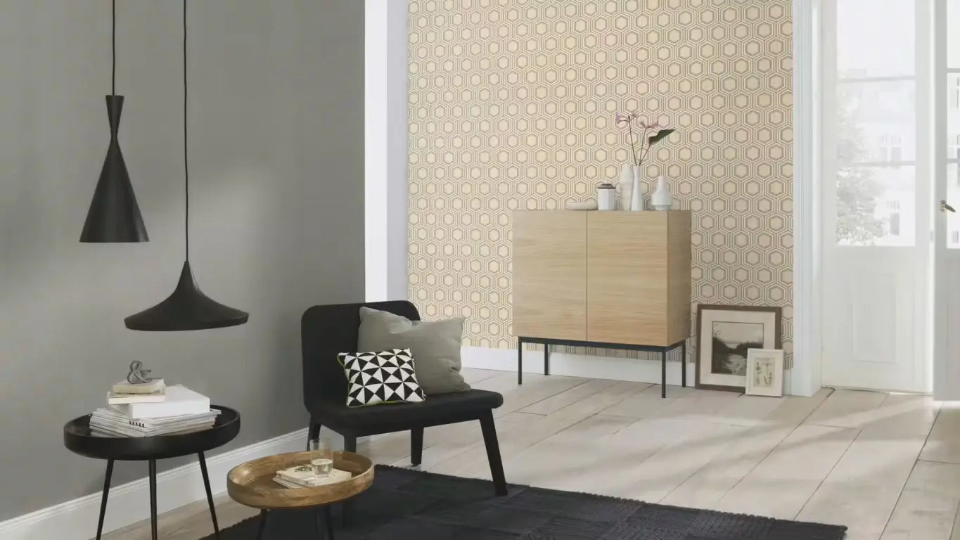 Rasch Vliestapete 448627 Florentine II - Uni Textiloptik