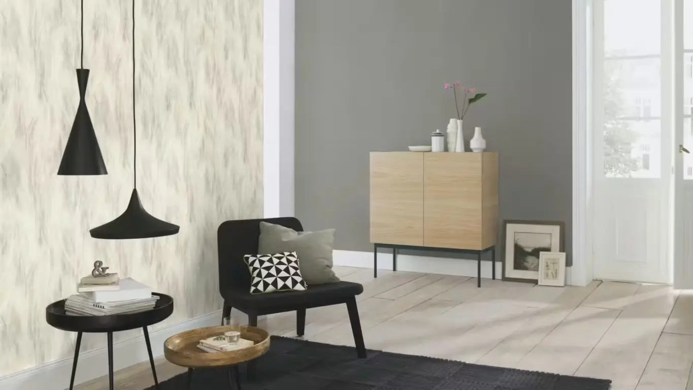 Rasch Vliestapete 448627 Florentine II - Uni Textiloptik