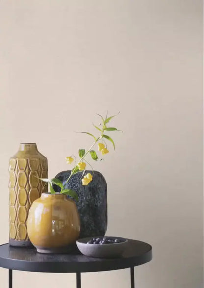 Rasch Vliestapete 448641 Florentine II - Uni Creme Textiloptik