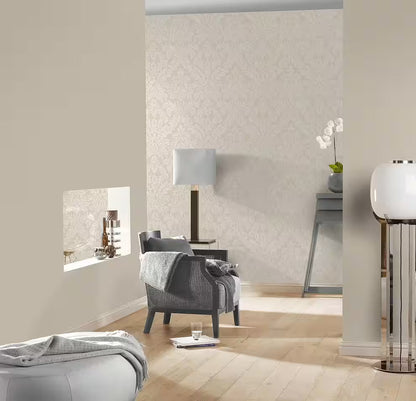 Rasch Vliestapete 449020 Florentine II - Barock Ornament Beige Creme