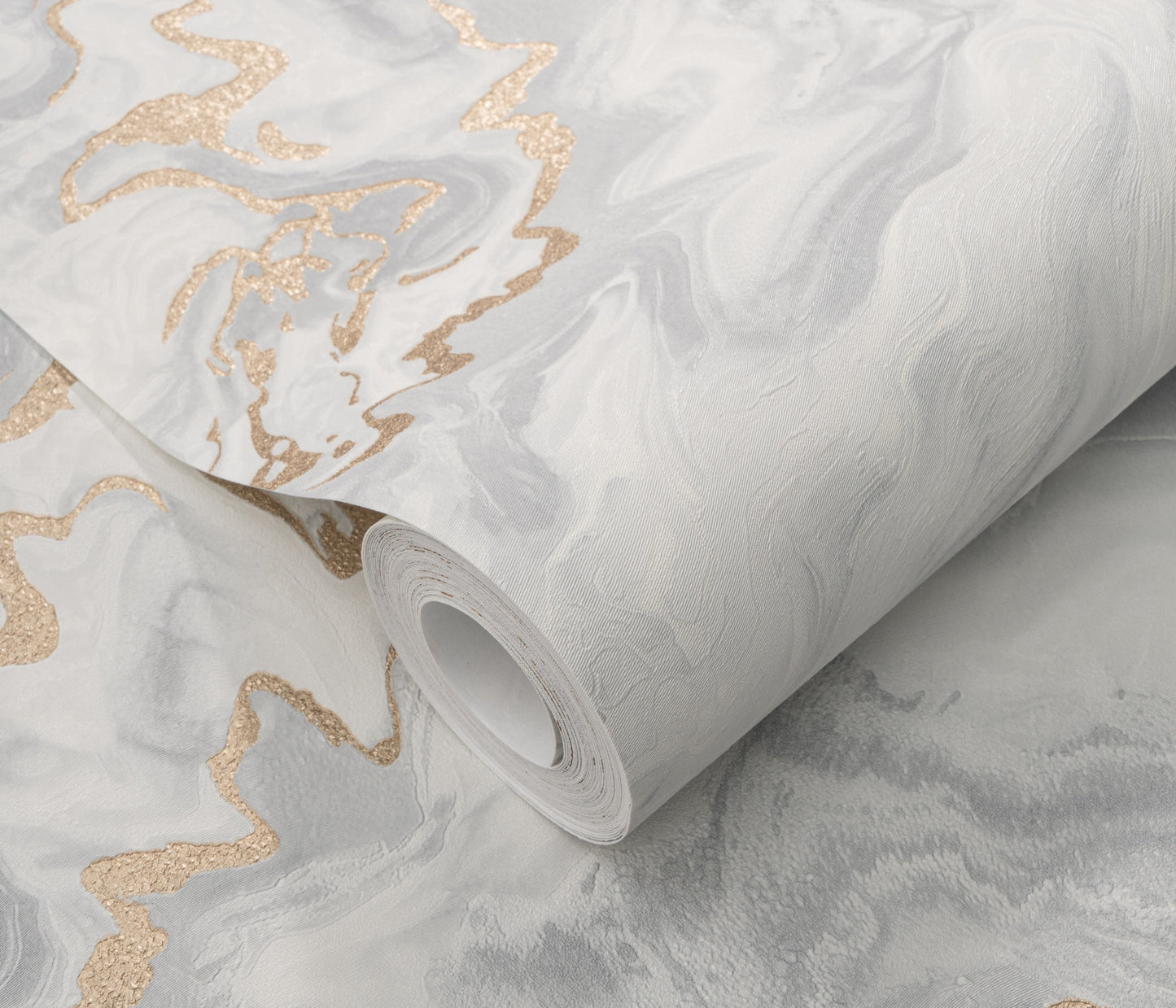 Erismann Elle Decoration 4 10447-31 – Marmor Vliestapete Grau Go