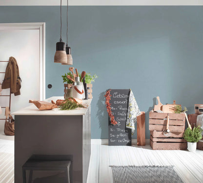 A.S. Création Vliestapete livingwalls 306887 – Melierte Struktur in Blau