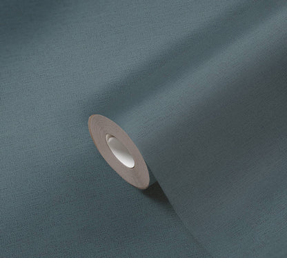 37178-3 Colourful World Vliestapete Uni blau AS Creation