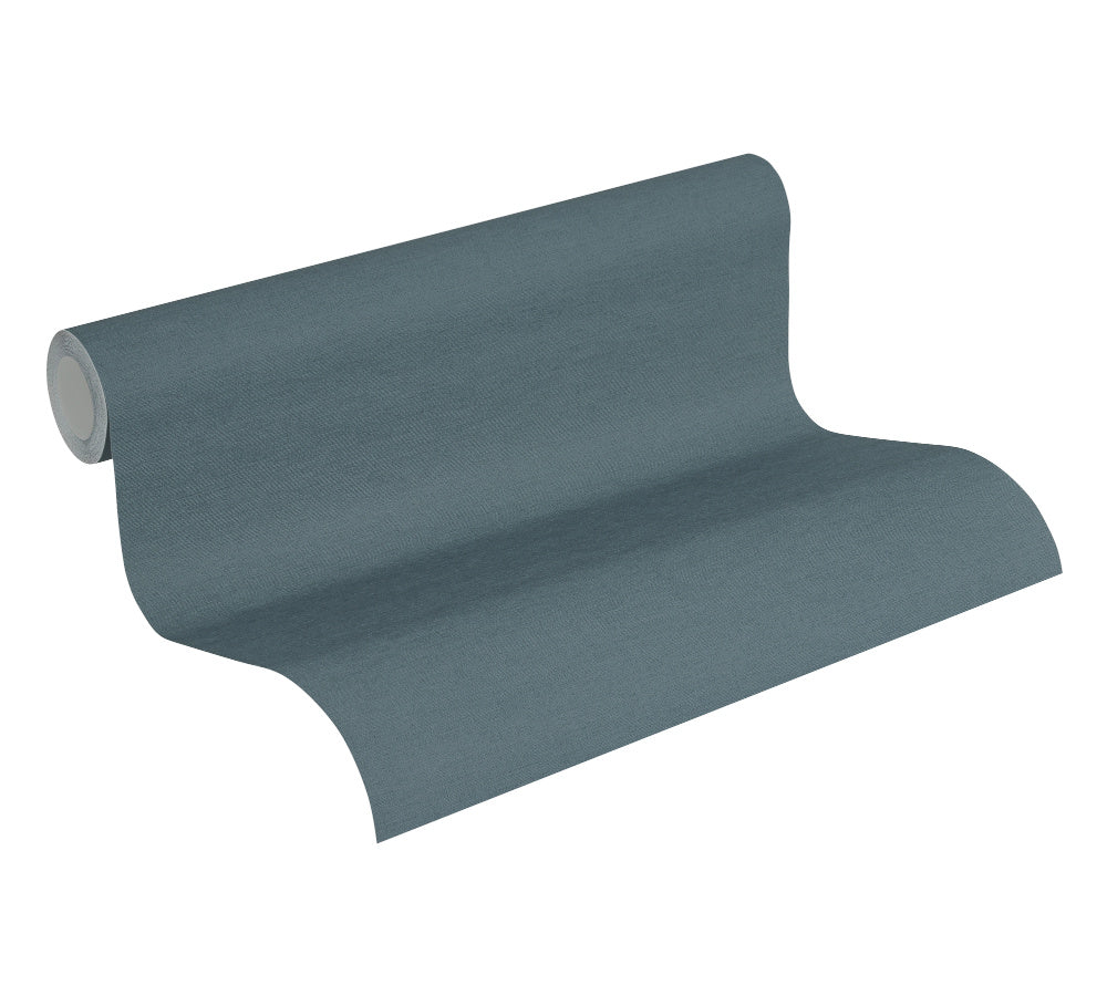 37178-3 Colourful World Vliestapete Uni blau AS Creation