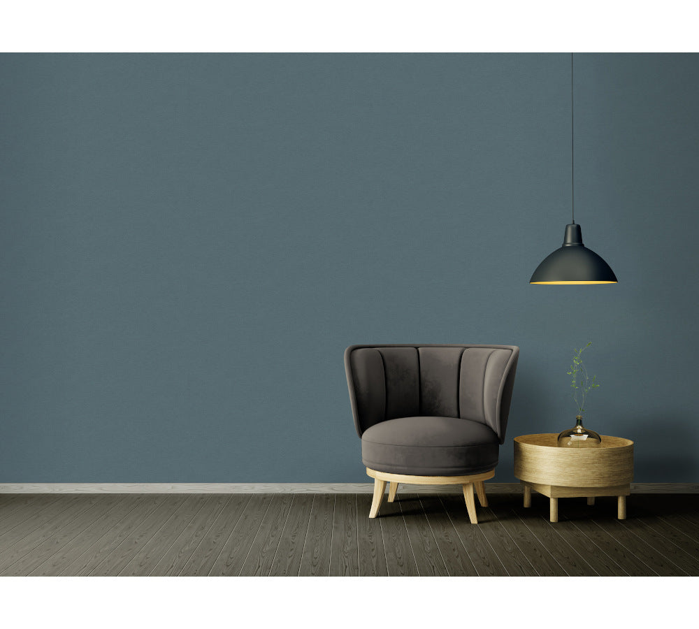 37178-3 Colourful World Vliestapete Uni blau AS Creation