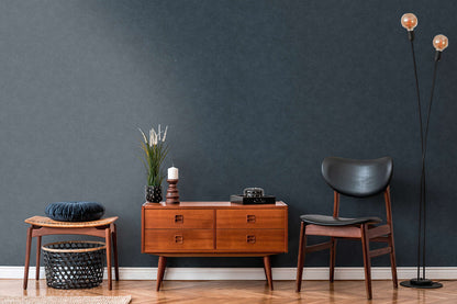 A.S. Création Livingwalls Tapete Smart Surfaces Vliestapete Uni-Tapete dunkel Blau 395672