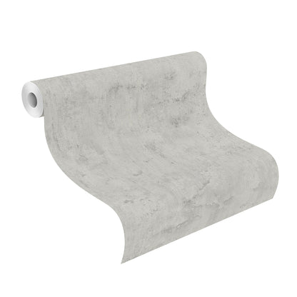 407341 Grau-Betongrau Vliestapete mit Muster von Rasch