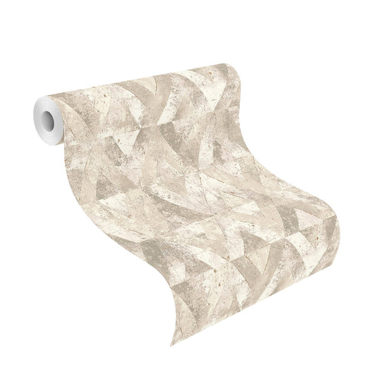 535525 Beige-Graubeige von Rasch