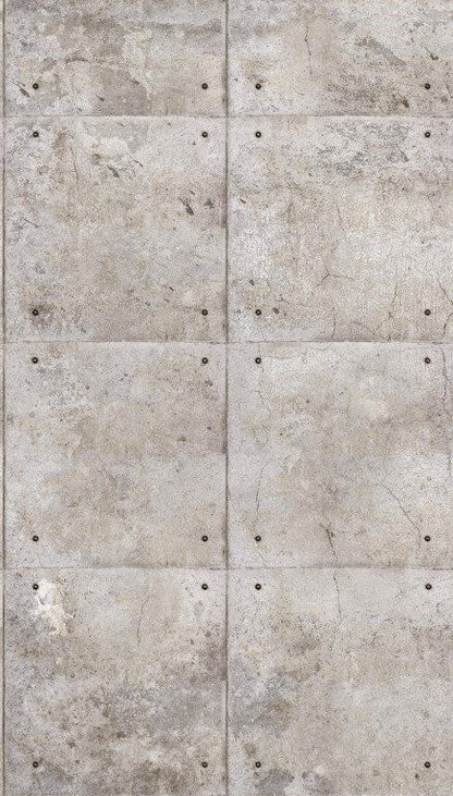 A34901 Beton Vliestapete mit Steinmuster von Grandeco