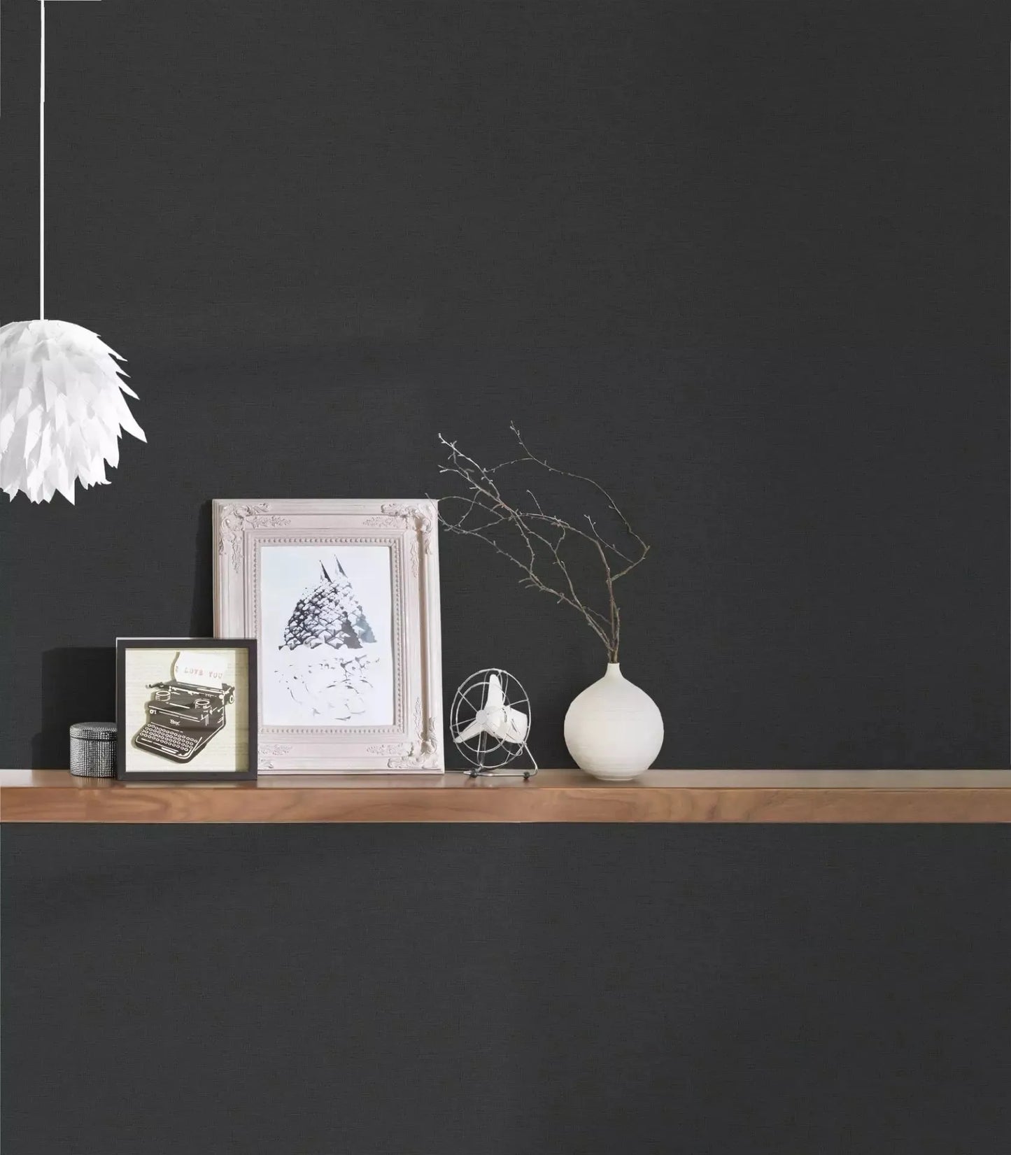 AS Vliestapete PintWalls II Unitapete Schwarz 371781 – Zeitlose Eleganz in tiefem Schwa