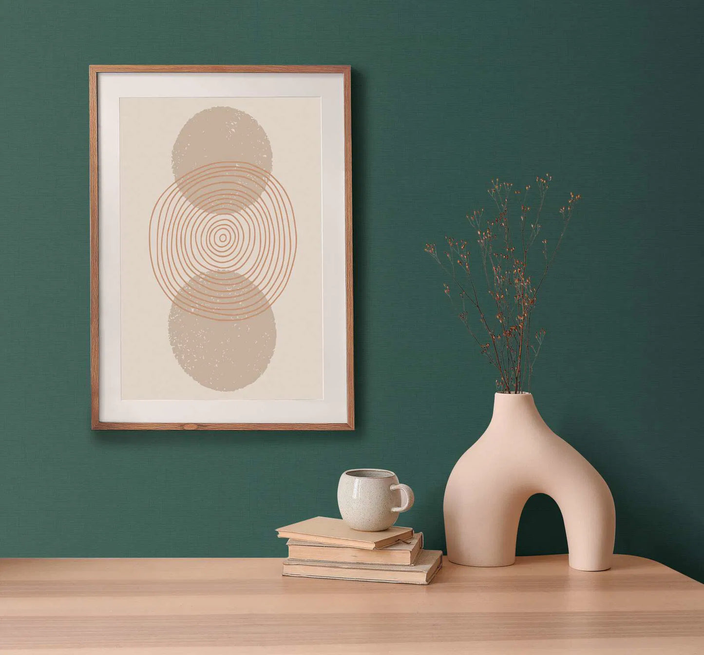 A.S. Création 39098‑4 – Vliestapete Leinen-Textiloptik Grün