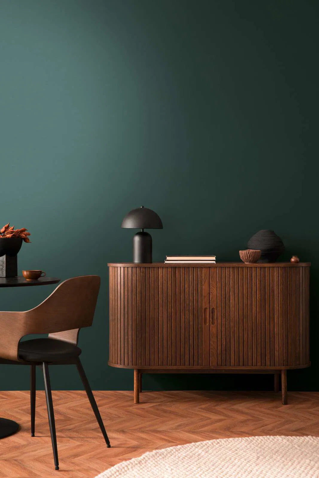 A.S. Création 39098‑4 – Vliestapete Leinen-Textiloptik Grün