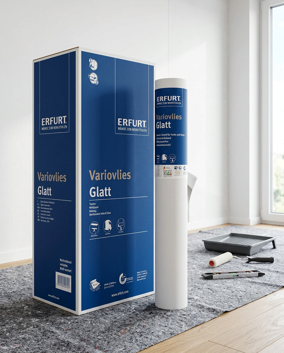 1003582 Erfurt Variovlies Glattvlies Malervlies / Renoviervlies